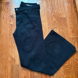 GAP Women's Black Wide Leg Flare Jeans